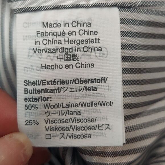 J. Crew Mercantile Gray Wool Schoolboy Blazer Sz 6 - Picture 5 of 13